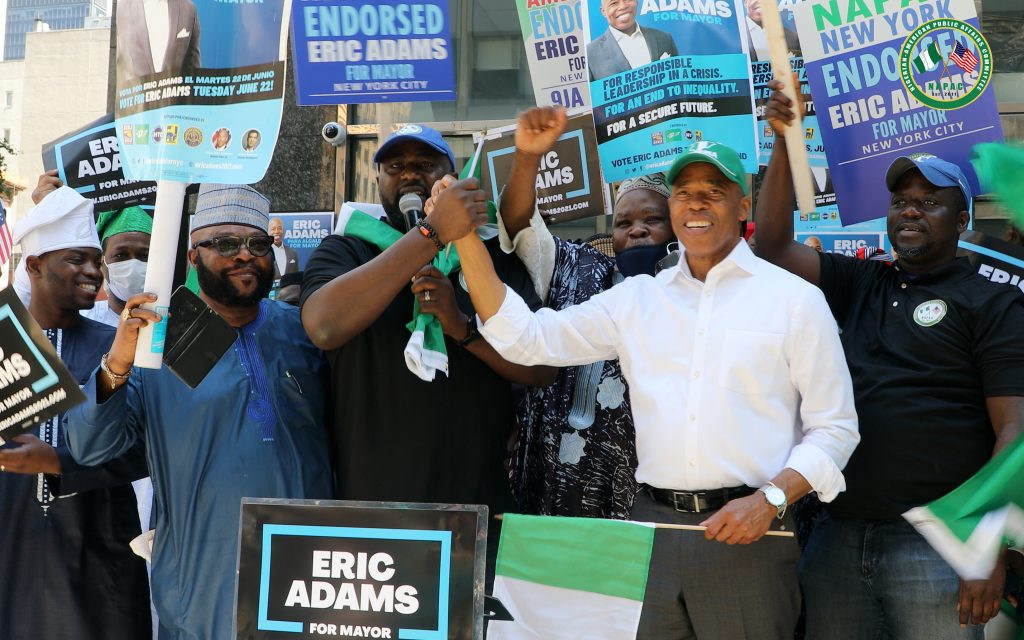 The Nigerian – American Community Endorses ERIC ADAMS For New York City Mayor